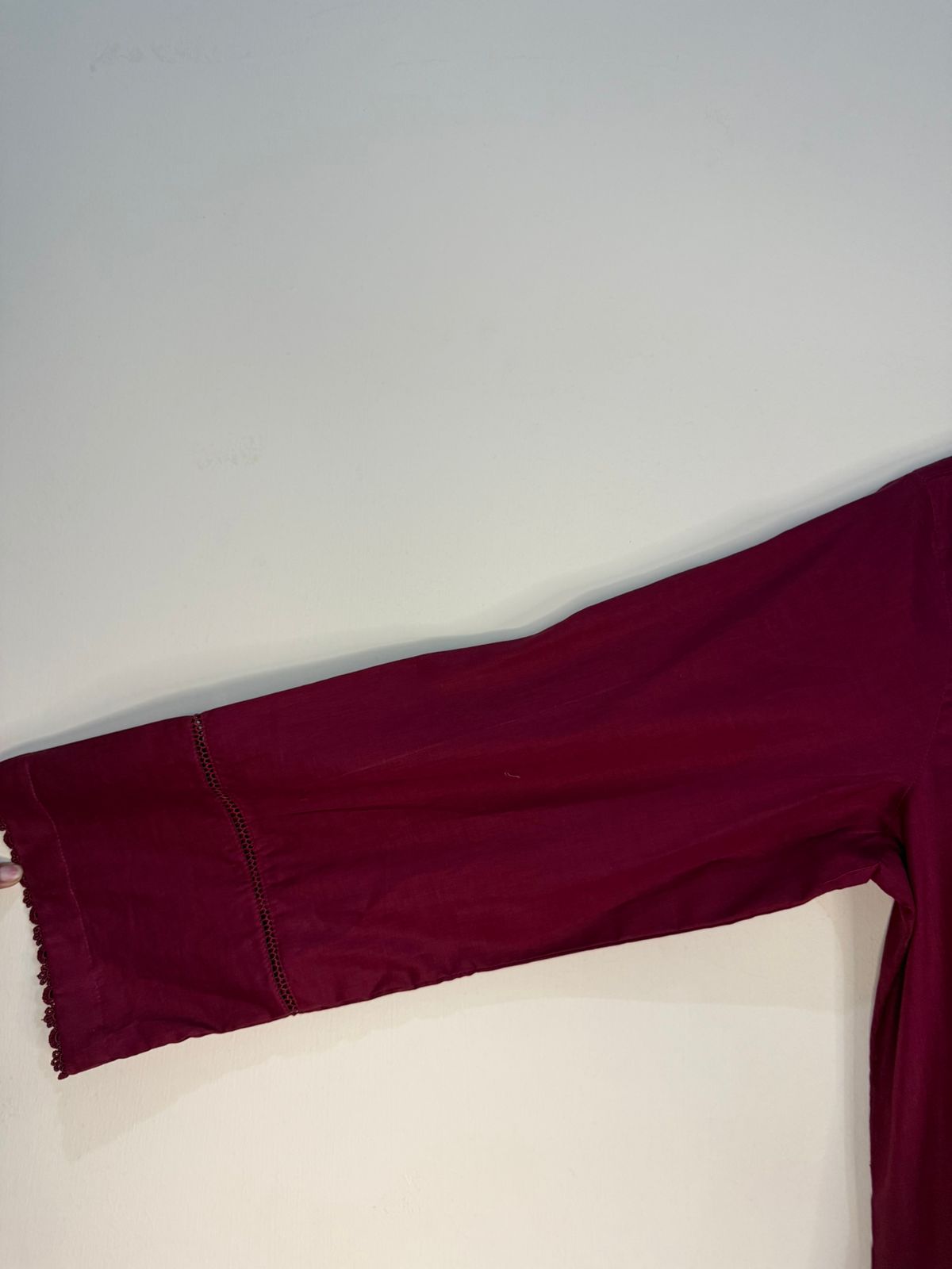 2-PIECE LAWN COTTON (Maroon)