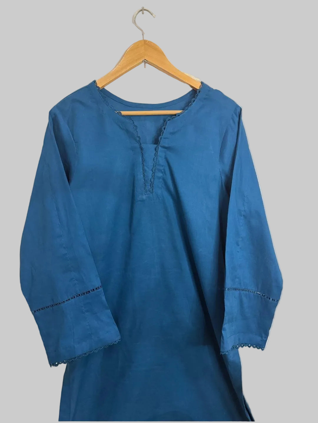 2-PIECE LAWN COTTON (BLUE)