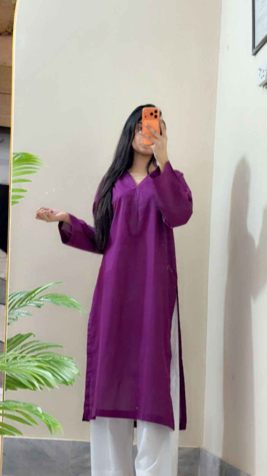 2-PIECE LAWN COTTON (Purple)