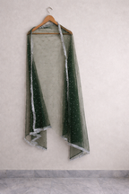 Elegant Raw Silk Suit with Net Dupatta